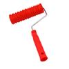 17.5cm Embossed Paint Roller Painting Brush Sleeve With Red