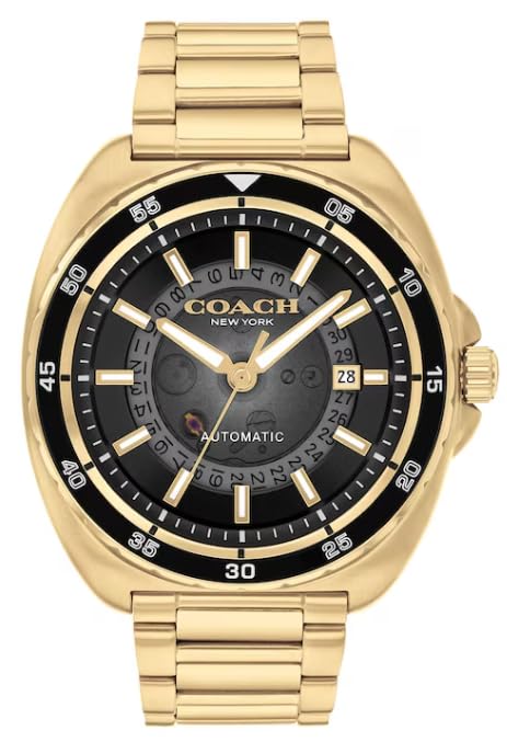 

Casual Watch Charter 14602712 Yellow Gold [Coach] Men s [Item] чорний