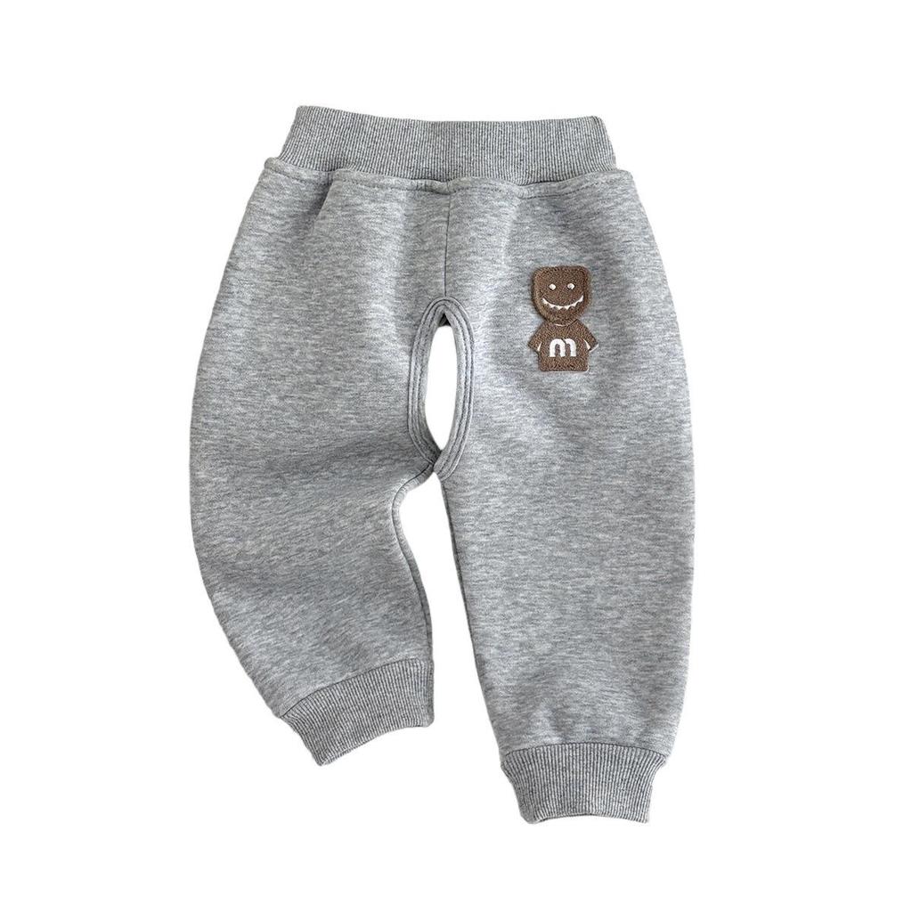 Kleinkind & Kleinkind Schrittoffene Fleecehose - Warme Thermokleidung für Herbst/Winter für Jungen & Mädchen