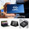 Card Holder Slim Metal RFID Blocking Protector Credit Card Wallet For ADAM ASTRA J K CORSA E INSIGNIA MOKKA VIVA Meriva