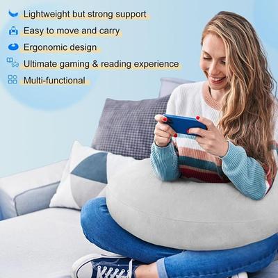 Arm Support Pillow U Shaped Lap Pillow for Gaming Reading Crocheting Adult Arm Support Soft Portable Desk Cushion Pillow
