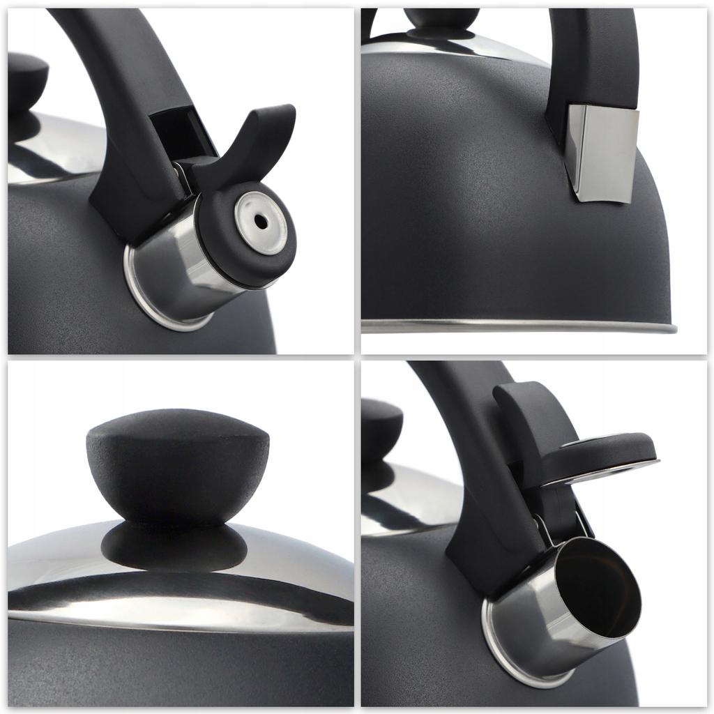 KADAX Kettle Induction Gas With Whistle 1.7L Traditional