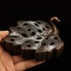 Antique Style Animal Zen Peacock Display Burner Creative Ornament Home Indoor Tea Ceremony Copper Incense