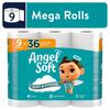 Household Embossed 2-Ply Toilet Paper 9 Mega Rolls 320 Sheets Per Roll Soft Strong Septic Safe Perforated Long Lasting