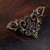 Vintage Style Metal Triangle Corner Protectors, Waterproof Lock Closure, for Craft Boxes and Gift Boxes Decor