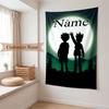 Hunter × Hunter (5) Custom Name Tapestry Wall Hanging Soft Backdrop Tapestry for Bedroom Living Room Dorm Home Decor Gift
