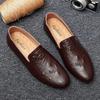 Men's Loafers Genuine Leather Business Shoes High Quality Comfy Breathable Men Casual Shoes Luxury Brand Moccasins Driving Shoes