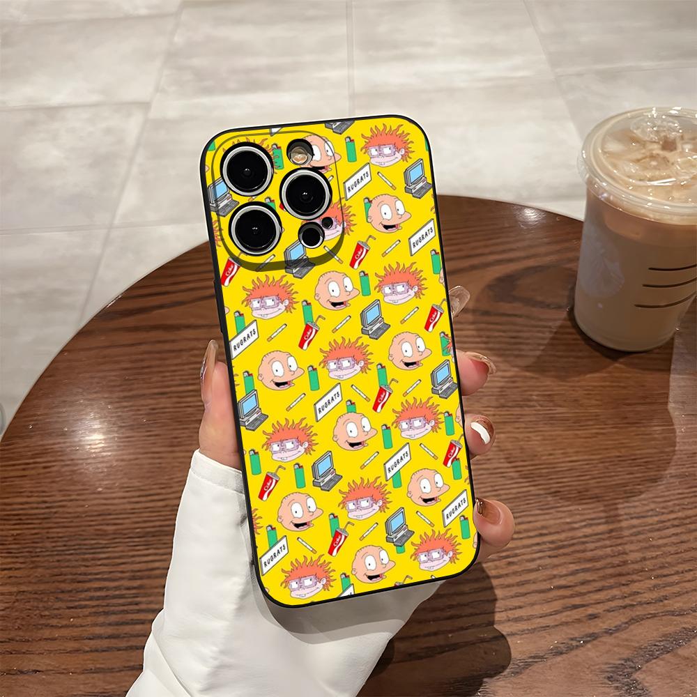 Phone Case For 17 Pro Max Iphone 14 Pro Max 12 16 15 13 Pro 11 Xr X Xs 8 7 Plus Back Cover Boy & Girl Rugrats Chuckie's