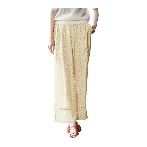 ROPE  PICNIC Pants Adelia Retro x ROPE  PICNIC/Retro Pattern Pants Women s