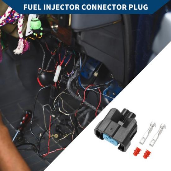 2 Pin Fuel Injector Plug Female Wire Terminal Connector 1set  for Honda