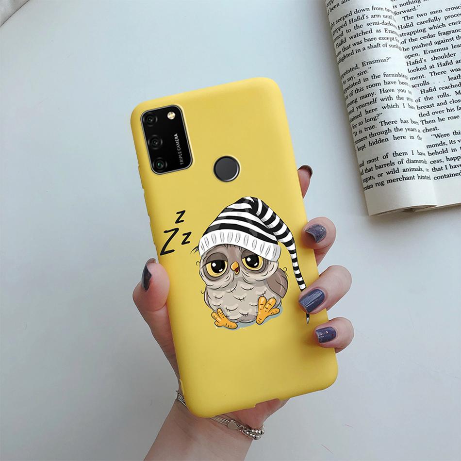 For Huawei Honor 9A Case 2020 Silicon Cover Soft Bumper Coque For Huawei Honor 9A Phone Cases MOA-LX9N Honor9A Love Heart Funda