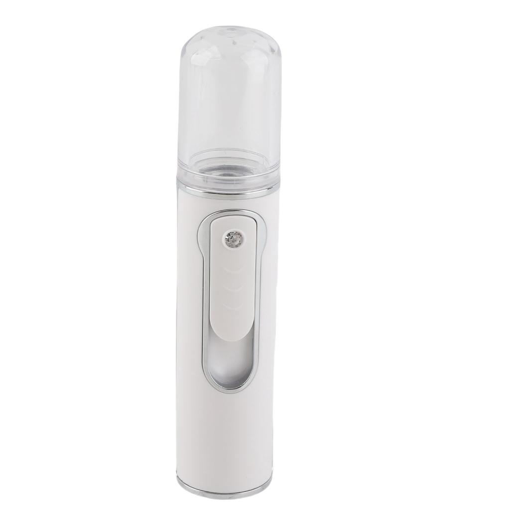 Portable Nano Facial Mister Mini Facial Steamer USB Rechargeable Mist Humidifier with 30ml Visual Water Tank for Face