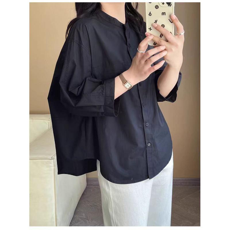 

3-Color Plus Size Loose Casual Summer Shirt - Trendy Design for All Ages M