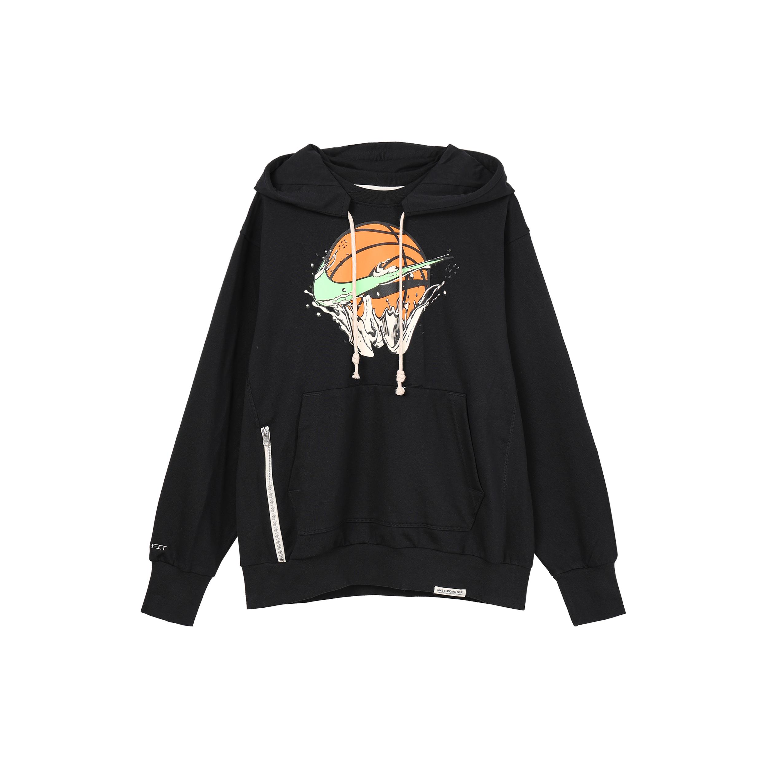 Мужские толстовки Nike Dri Fit Черные с капюшоном Умеренные Другие FB7138-010 L