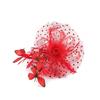 Chapéu Derby Borboleta Clássico Chá da Tarde Elegante Fascinator Anos 1920 Vintage com Presilha para Cabelo Peça de Cabeça para Noiva Casamento para Mulheres