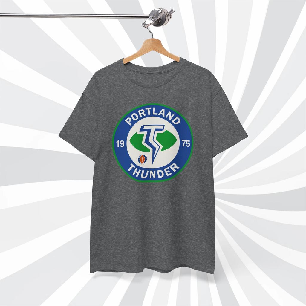 Portland Thunder 1975 WFL Vintage Football Circle T Shirt