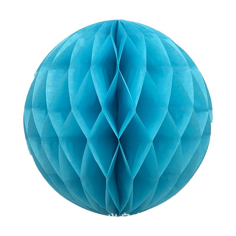 

10Pcs Honeycomb Ball Wedding Room Wedding Column Background Decoration New House Decoration Honeycomb Ball Background 10CM тіффані синього кольору