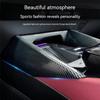 For BMW 5 Series i5 G60 2025-2025 Carbon Fiber Style Center Control Side Gear Cover Trim Car Interior Accessories