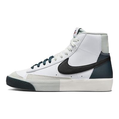 Blazer Protišmykové Odolné Stredne Vysoké Detské Skate Topánky Detské Tenisky Čierna Biela FN6937-101