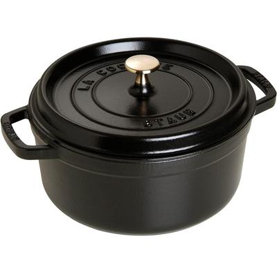 Casserole Zwilling Staub, Round, 28 Cm, Black, 6.7 L (40500-281-0)