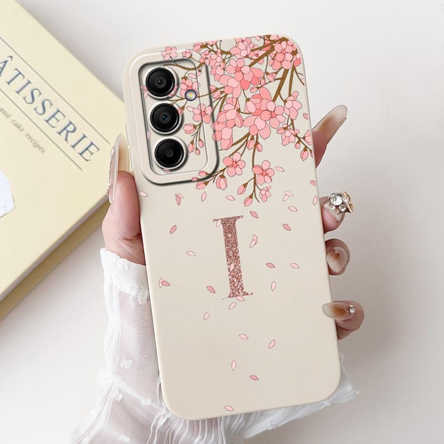 For Samsung Galaxy A16 5G Case Luxury Crown Flower Letters Shockproof Silicone Soft Cover For Samsung A16 5G A 16 SM-A166B Cases