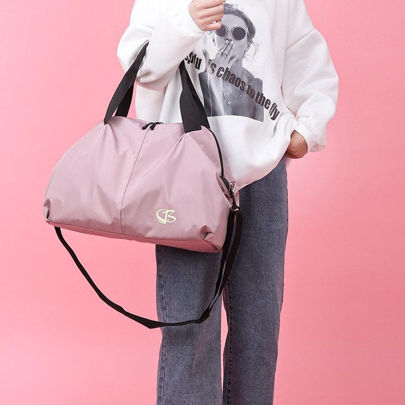 Women's Large Capacity Travel Bag with Wet/Dry Separation - Sports, Fitness, Shoulder, Crossbody & Lightweight Luggage Handbag