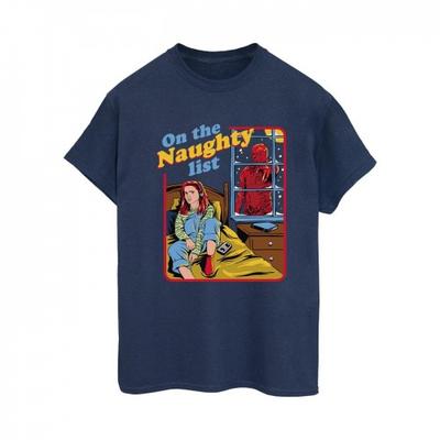 Netflix Womens/Ladies Stranger Things Naughty List Cotton Boyfriend T-Shirt
