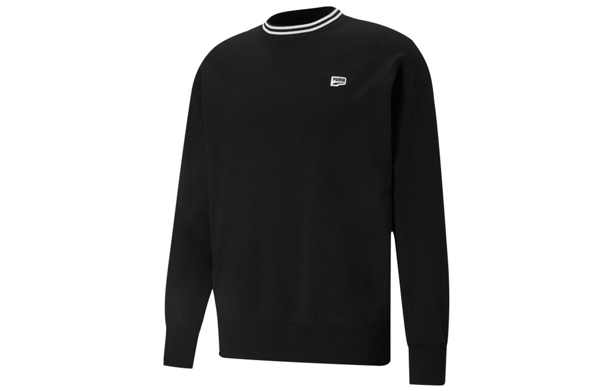 PUMA Sweatshirts Men s Crew Neck Moderate Regular 531426-01 M