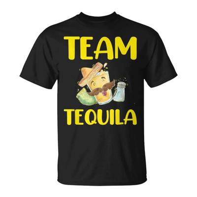Tequila Shot Lover Party Lemon Salt Drinking Fun T Shirt Monsterry Vintage Casual Soft Top For Everyday Wear Unisex