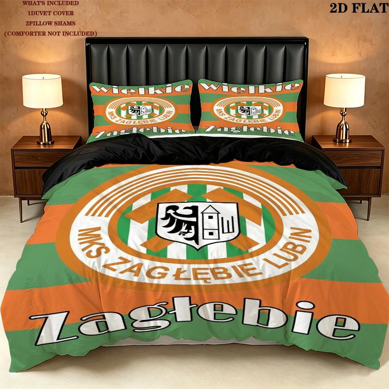 Zagbie Lubin Pattern Bedding uilt Set uilt Cover Pillowcase Home Decoration Birthday Gift (1 * duvet cover + 2 * pillowcase without core)