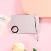 Mezclador de Maquillaje de Acero Inoxidable Placa Mezcladora para Uñas Paleta Mezcladora de Base y Sombras de Ojos con Varilla Espátula Herramientas de Belleza