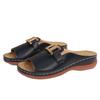Sandalias de Plataforma con Tira Ancha y Punta Abierta para Mujer