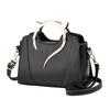 Women Cute Cat Ear Top Handle Shoulder Crossbody Bag Zippered PU Leather Solid Handbag Purse Elegant Messenger Bag Purse