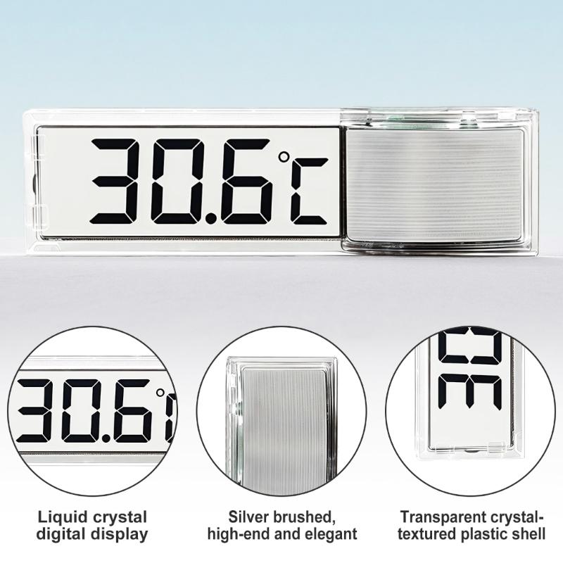 2Pcs Fishtanks Thermometers Precise Temperature Monitor For Aquariums Clear Read Easy Stick On Freshwater Marine Use