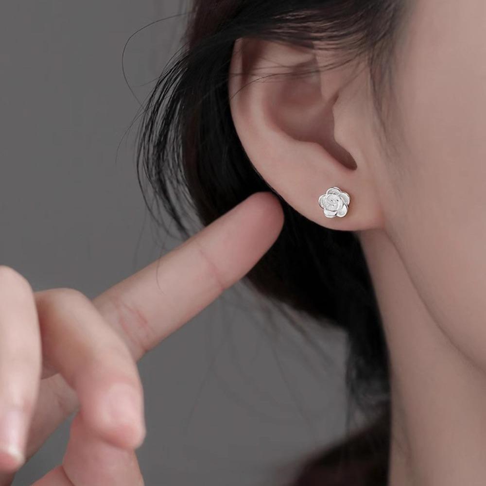 S925 Silver Needle Light Luxury Pearl Zircon Earrings Women's High-end Temperament Niche Versatile Stud Earrings