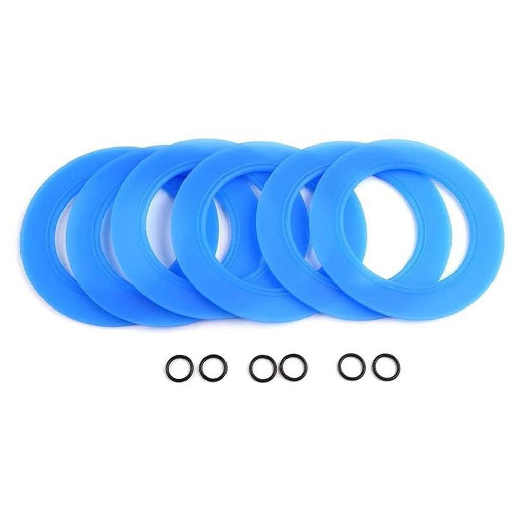 Silicone Toilet Flush Valve Seal Ring Leak Proof Gasket Replacement For Tank Water Saving Bathroom Plumbing Accessories
