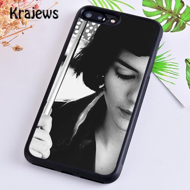 Krajews Amelie Movie Poster Soft Phone Case Cover For IPhone 18 17 Air 16 15 14 plus 11 12 13 pro max Plus coque Fundas