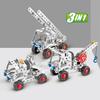 Metal Assembly Engineering Vehicle Simulation Screw Nut DIY Alloy Building Block Car Model Children's Education Toys For Boys