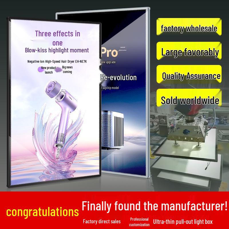 

Ultra-Thin Wall-Mounted Luminous Tempered Glass Light Box Sign (60-80CM) Yes