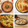 28/32cm Steel Non-stick Pizza Baking Pan Plate with Hole Bakeware Baking Tool Sale Goods