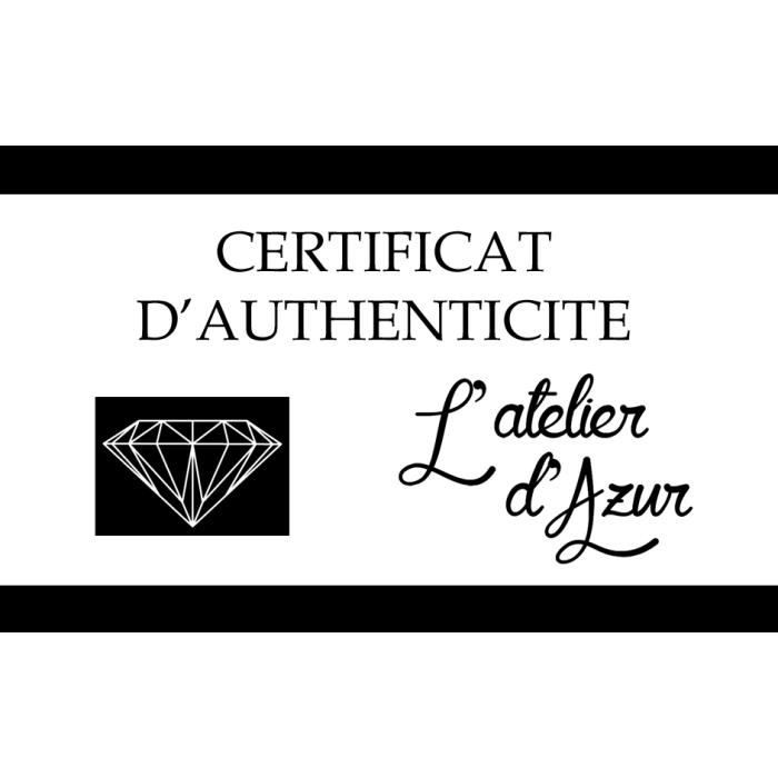 Collier Tresse Trois Ors - L'ATELIER D'AZUR - Femme - Jaune Blanc Rose - Longueur 42 cm Largeur 6 mm