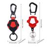 Retractable Keychain, ID-Badge-Reel, Retractable Badge Holder Steel Cord Keyring