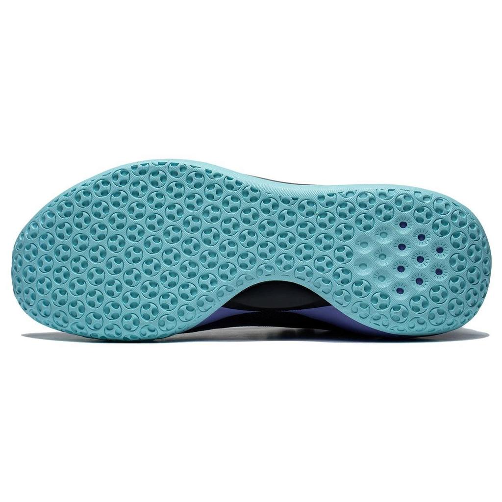 Li Ning YuShuai Team Cushioning Slip Resistant Abrasion Resistant Low Top Basketball Shoes Men's Black Purple ABPT039-2