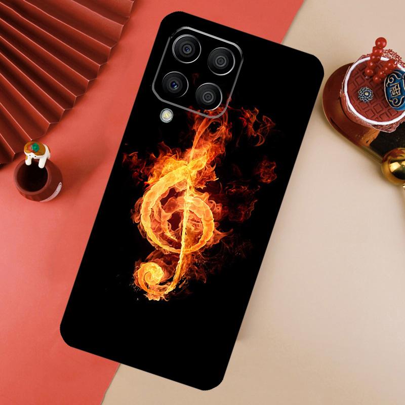 

Musical Notes Violin Classical Music For Samsung Galaxy M32 M16 M06 M12 M55 M15 M35 M14 M34 M54 M11 M21 M31 M13 M33 M53 M52 Case Samsung M11