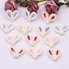 10Pcs/Lot Diy Handmade Plush Embroidered Ears Padded Patches Appliques For Clothes Sewing Supplies Diy Hair Decoration