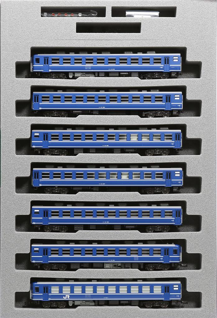KATO N Gauge 12 Series Passenger Car JR East Takasaki Vehicle Center 7 Car Set 10-1720 Railway Model Passenger Car Blue