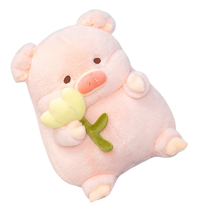 Tulip Piggy Plush Toy Plush Doll Super Soft Cute Ornament Sleeping Birthday Gift Plush Toy