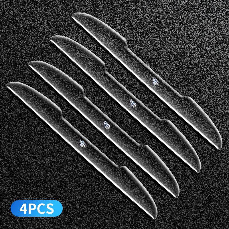 

2026 Hot For Volkswagen VW 4PC Transparent Car Door Handle Sticker Decoration Protector Film For VW GTI Atlas Jetta Touareg Vari