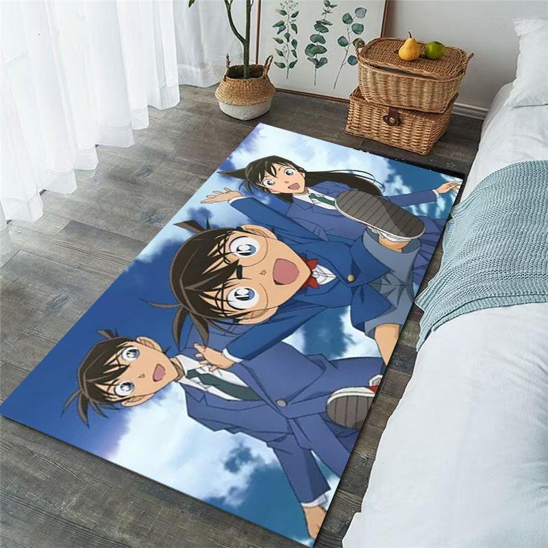 Detective C-Conans Anime Floor Mat Non-Slip Laundry Room Mat Laundry Home Decor Balcony Child Living Room Hallway Bedside Mats 40x60cm
