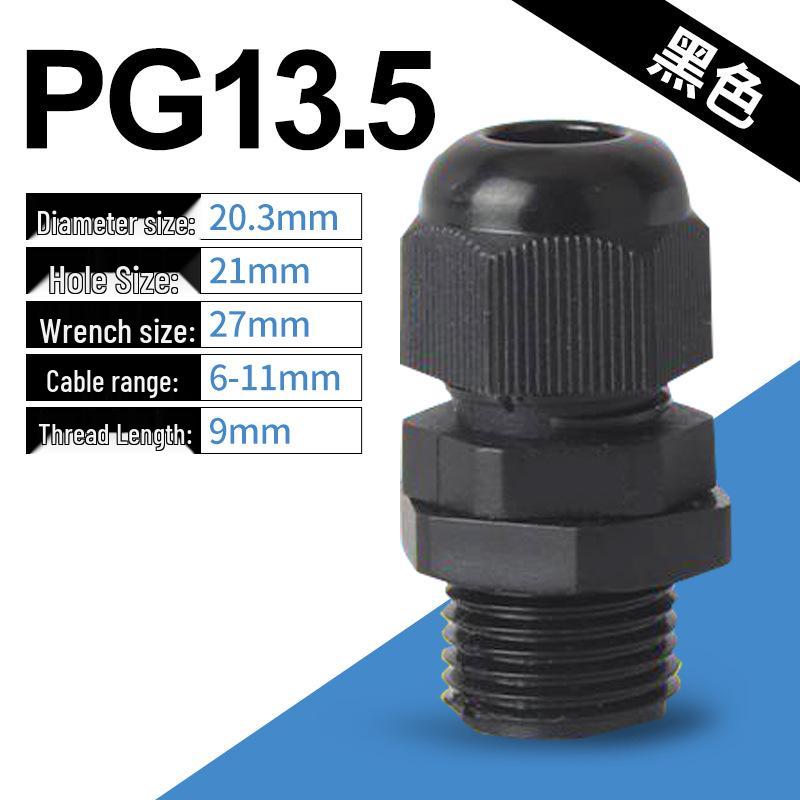 Nylon Waterproof Cable Connector - PG7/9/11/M12/M16 Sealing Gland